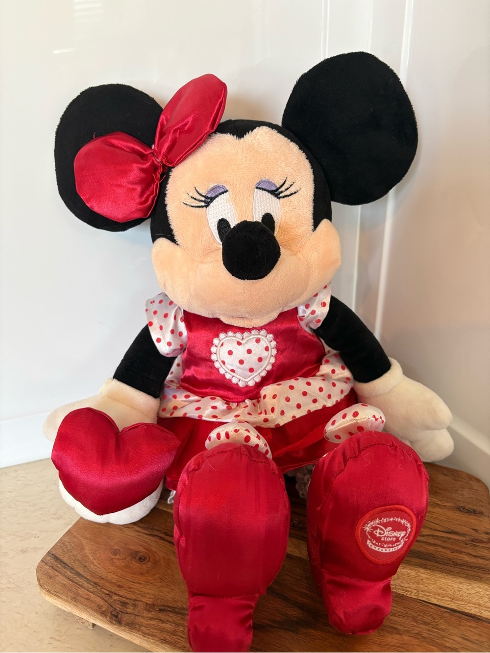 Disney Minnie Mouse Plush in Black, Red, White